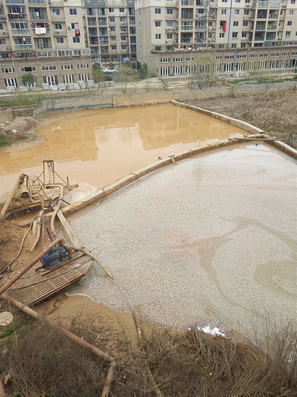 沙依巴克沉淀池淤泥清理-厂区废水池淤泥清淤