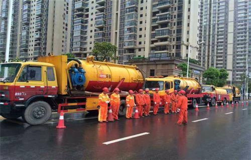 沙依巴克市政管道清淤