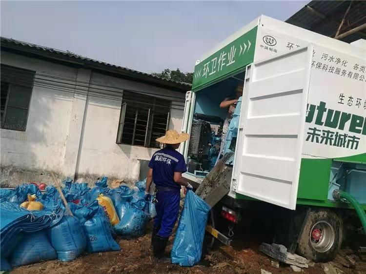沙依巴克工业污泥压干处理